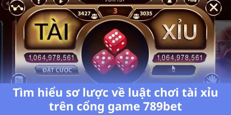 Tìm hiểu sơ lược về luật chơi tài xỉu trên cổng game 789bet